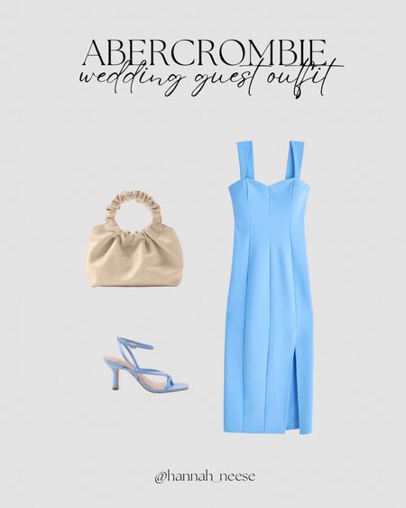 Abercrombie spring dresses - wedding guest outfit ideas for spring weddings - midi dress outfits 

#LTKSeasonal #LTKwedding