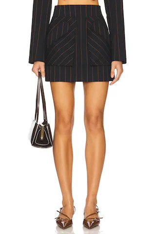 Cherry Navy Pin Stripe Skirt
                    
                    AKNVAS | Revolve Clothing (Global)