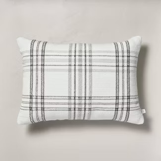Plaid Indoor/Outdoor Throw Pillow - Hearth & Hand™ with Magnolia | Target