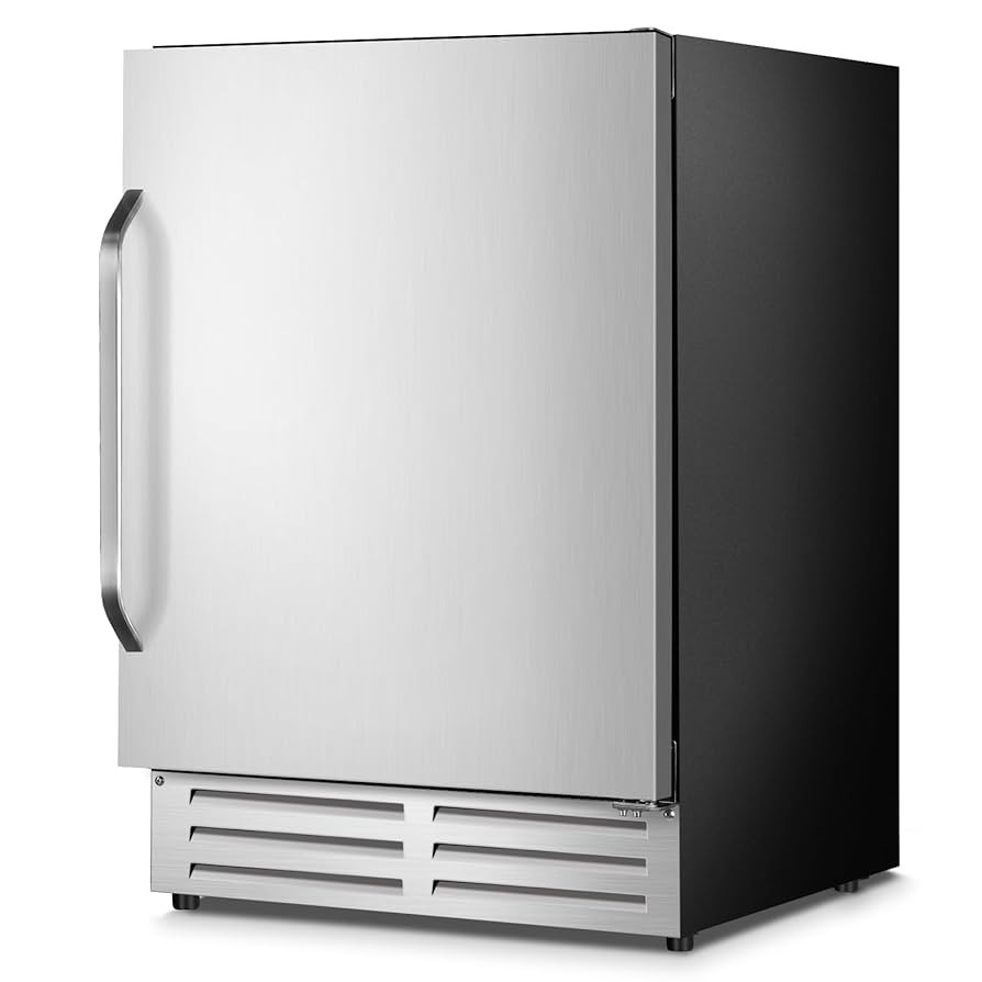 24 Inch Beverage Refrigerator Outdoor, Under Counter Beverage Cooler for Patio, Built-in Drink Fr... | Amazon (US)