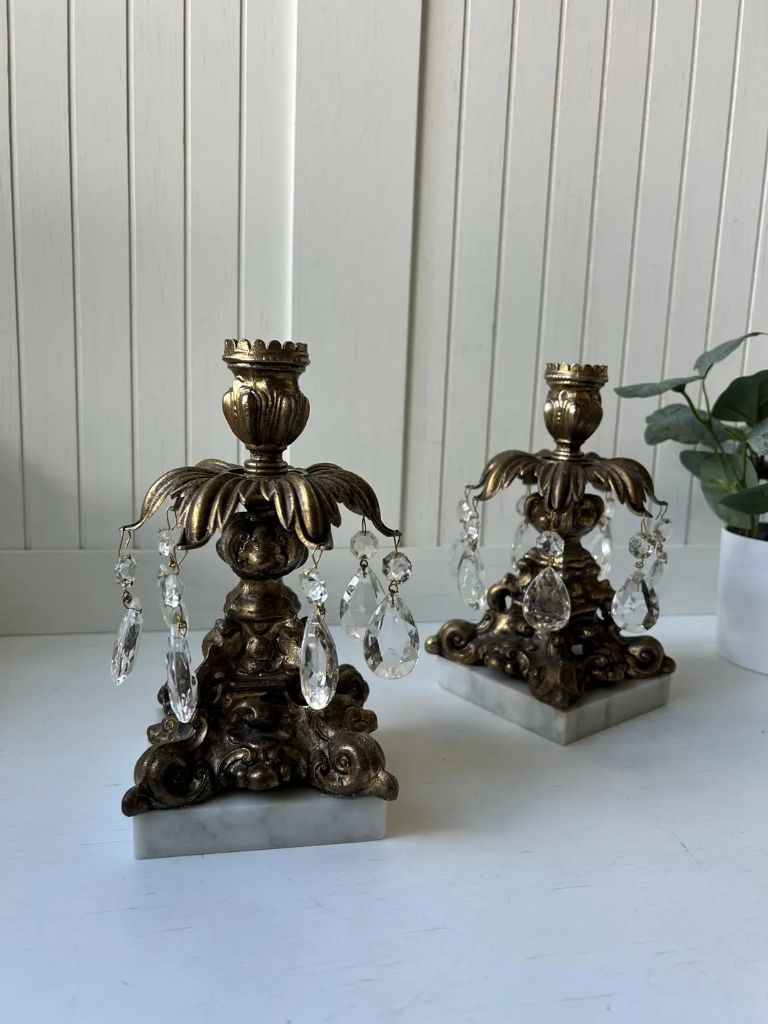 Vintage Victorian Style Candleholder | Brass Art Nouveau Candleholder | Victorian Candleholder | ... | Etsy (US)