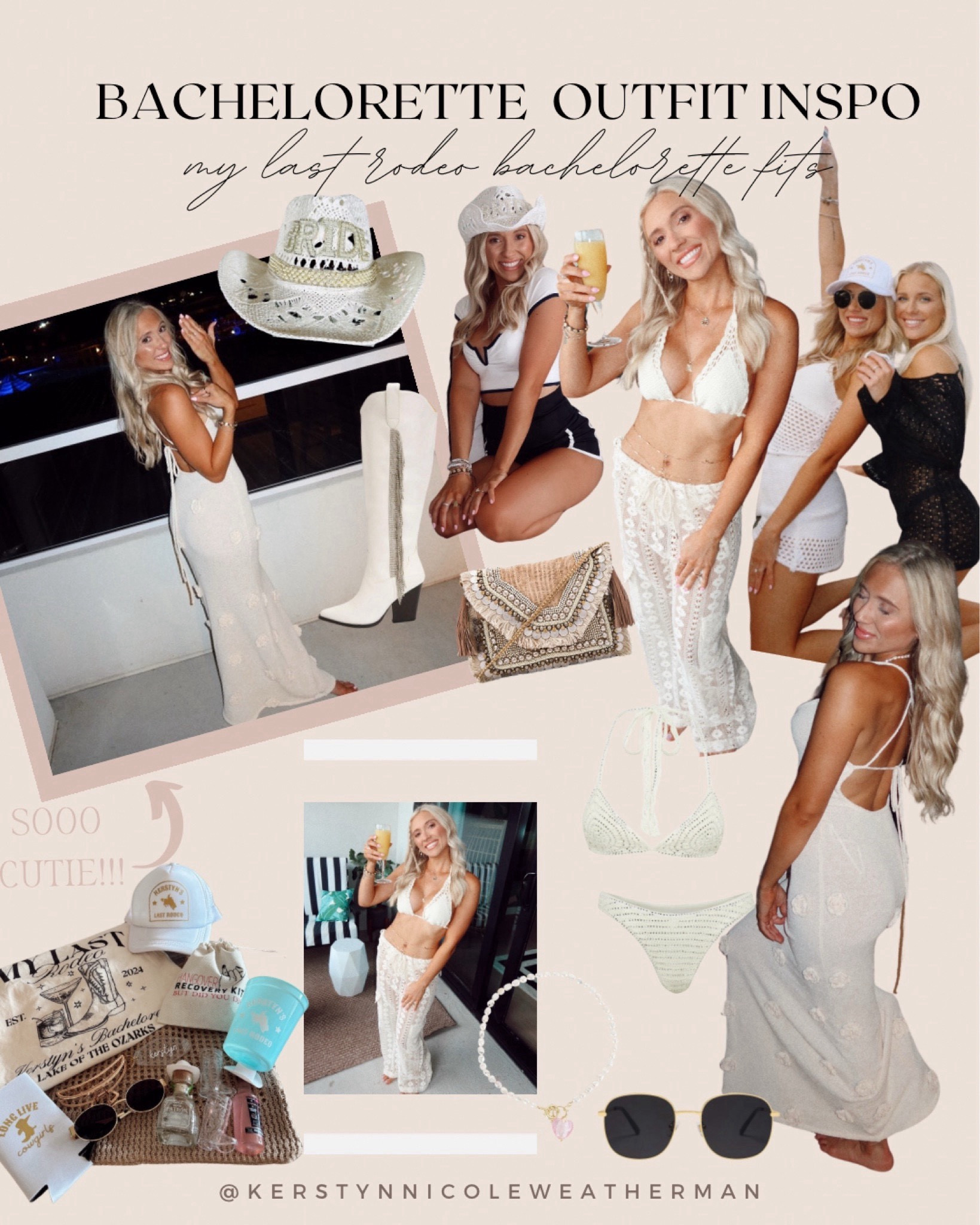 Linking my bachelorette outfits I wore 💍✨🥂🤍🍸🤠👢

bridal shower outfits, bride to be outfits, bachelorette party outfits, my last rodeo, last toast on the coast, her last rodeo, honeymoon outfits, engagement photos

my last rodeo bachelorette 💍💍💍

#LTKWedding #LTKSeasonal #LTKSwim