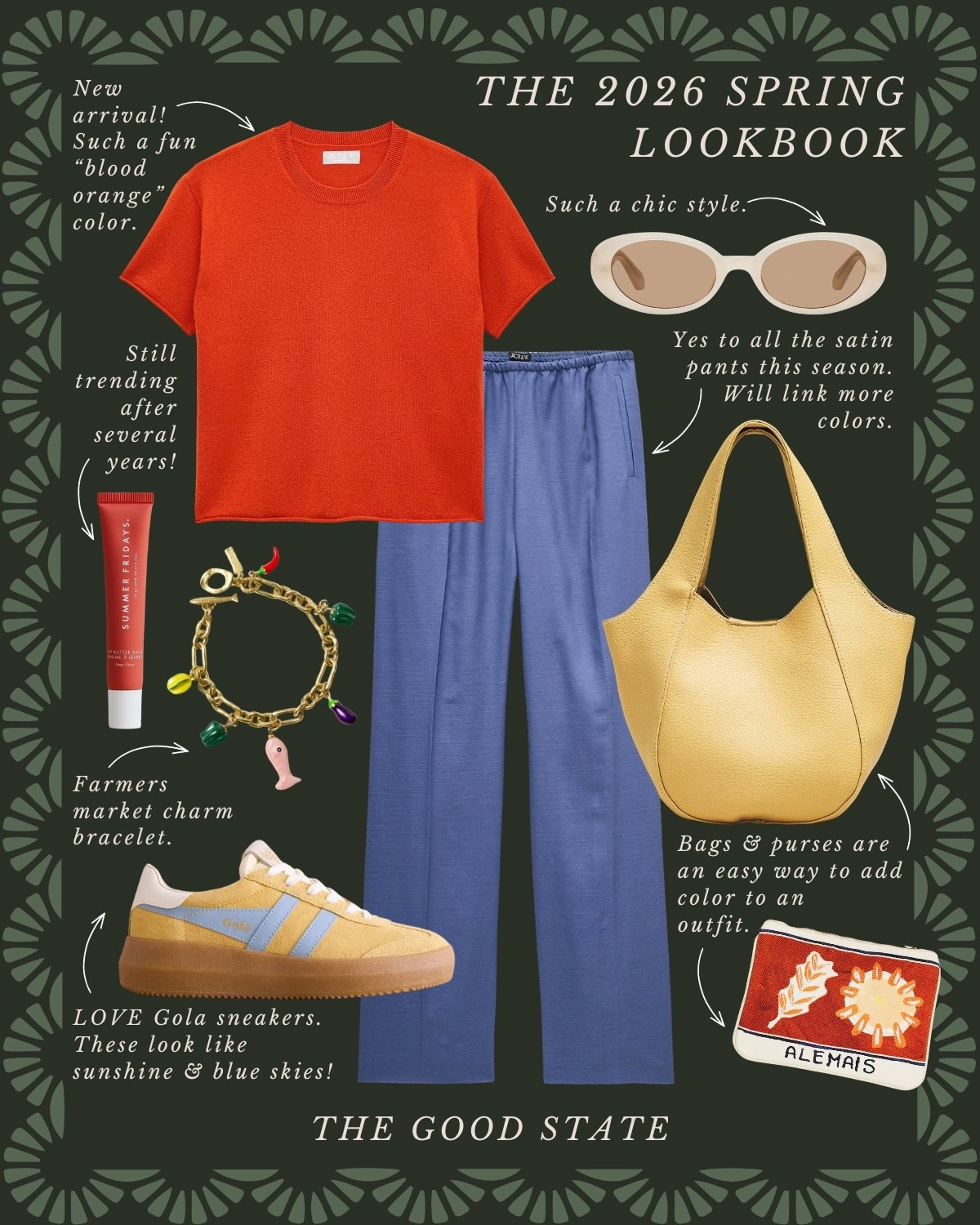 This Spring we are saying YES to happy colors!! We are saying yes to more prints and patterns. Yes to having fun getting dressed! This Lookbook is for the Spring girlies that are saying yes with me! The ones longing for the warmth of sunshine on their skin and a cool breeze blowing through their hair. Shorts and a sweatshirt weather. A flowy dress and a light cardigan. This is for the ladies counting down the days until the farmers market opens back up. The ones who love early mornings at the market—flaky croissant in one hand and a rosemary latte in the other. This is for the ones who can’t resist a bouquet of fresh flowers and are trying to figure out how to grow their own cut flower garden at home (🙋🏼‍♀️). For the ones who spend the golden evenings having a picnic with friends. For the people (like me) who always have a picnic blanket in their car. This is for the girlies love allllll things gingham, their trusty ball cap, pops of color and who firmly believe you can’t have too many neck scarves or bandanas. For the ones who love feminine details like lace trim, dainty florals and ruffles. This Spring may we slow down, breathe deep, embrace the life all around and romanticize the seemingly ordinary moments🌼

#LTKActive #LTKSaleAlert #LTKootd