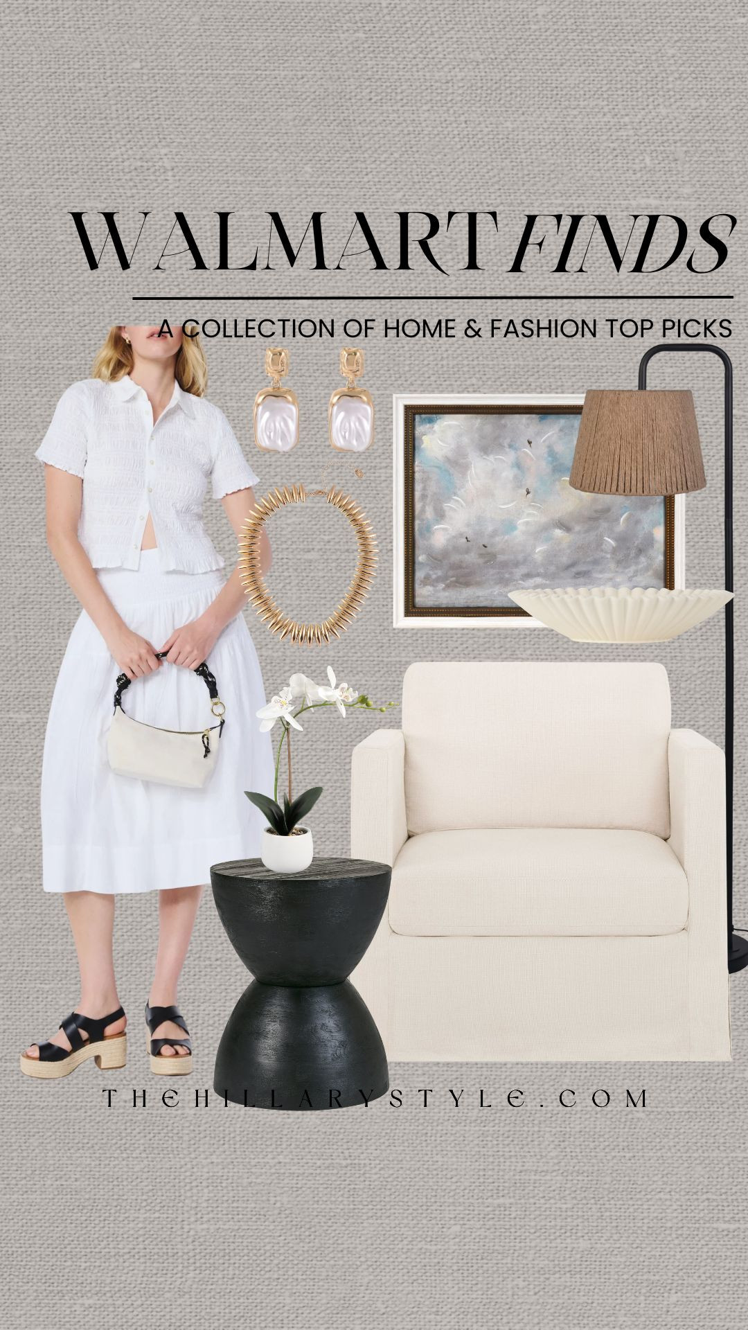 Walmart Spring Refresh: High-End Neutrals & Modern Organic Style
Elevate your space and your look with these Walmart new arrivals that prove quiet luxury can be affordable. This curated collection features a sophisticated monochrome palette with a modern organic edge—think sculptural black accent tables, fluted details, and cozy cream textures. Whether you're refreshing your living room with a chic slipcovered armchair or building a spring capsule wardrobe with crisp white linens and statement gold jewelry, these budget-friendly finds deliver a designer aesthetic for less. Perfect for a seamless transition into the new season with timeless, warm minimalist vibes.

#TheHillaryStyle #WalmartFinds #WalmartStyle #ModernOrganic #SpringDecor #NeutralHome #QuietLuxury #SpringFashion #CapsuleWardrobe #HomeInspo #AffordableLuxury #PinterestStyle #MonochromeAesthetic #LookForLess 

 

#LTKHome #LTKootd #LTKSeasonal #LTKHome
