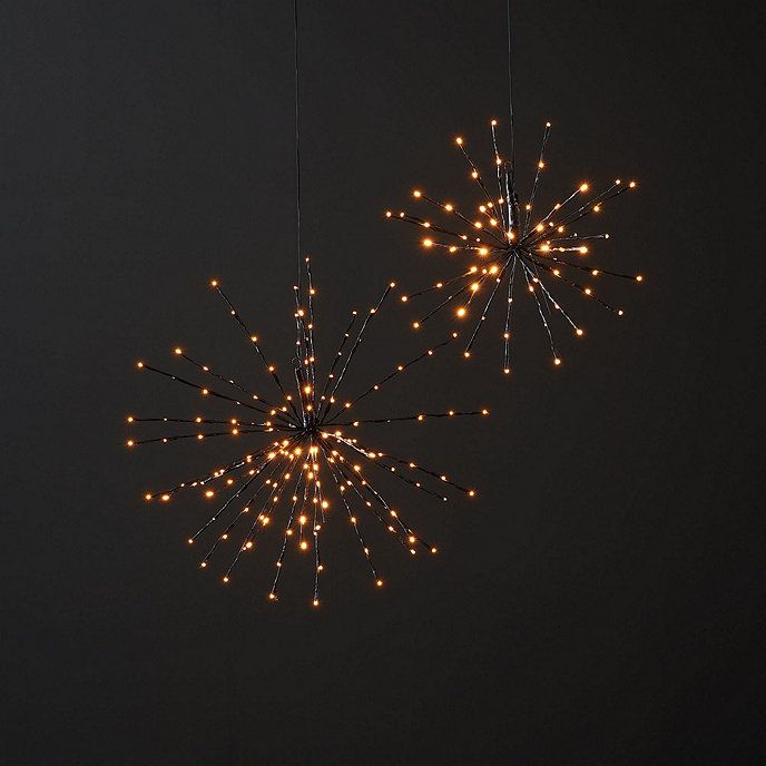LED Flashing Hanging Starburst Christmas D�cor Outdoor Light | Ballard Designs, Inc.
