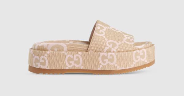 Women's jumbo GG platform slide sandal | Gucci (US)