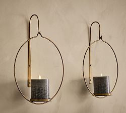 Wall Pillar Candle Holder | Pottery Barn (US)