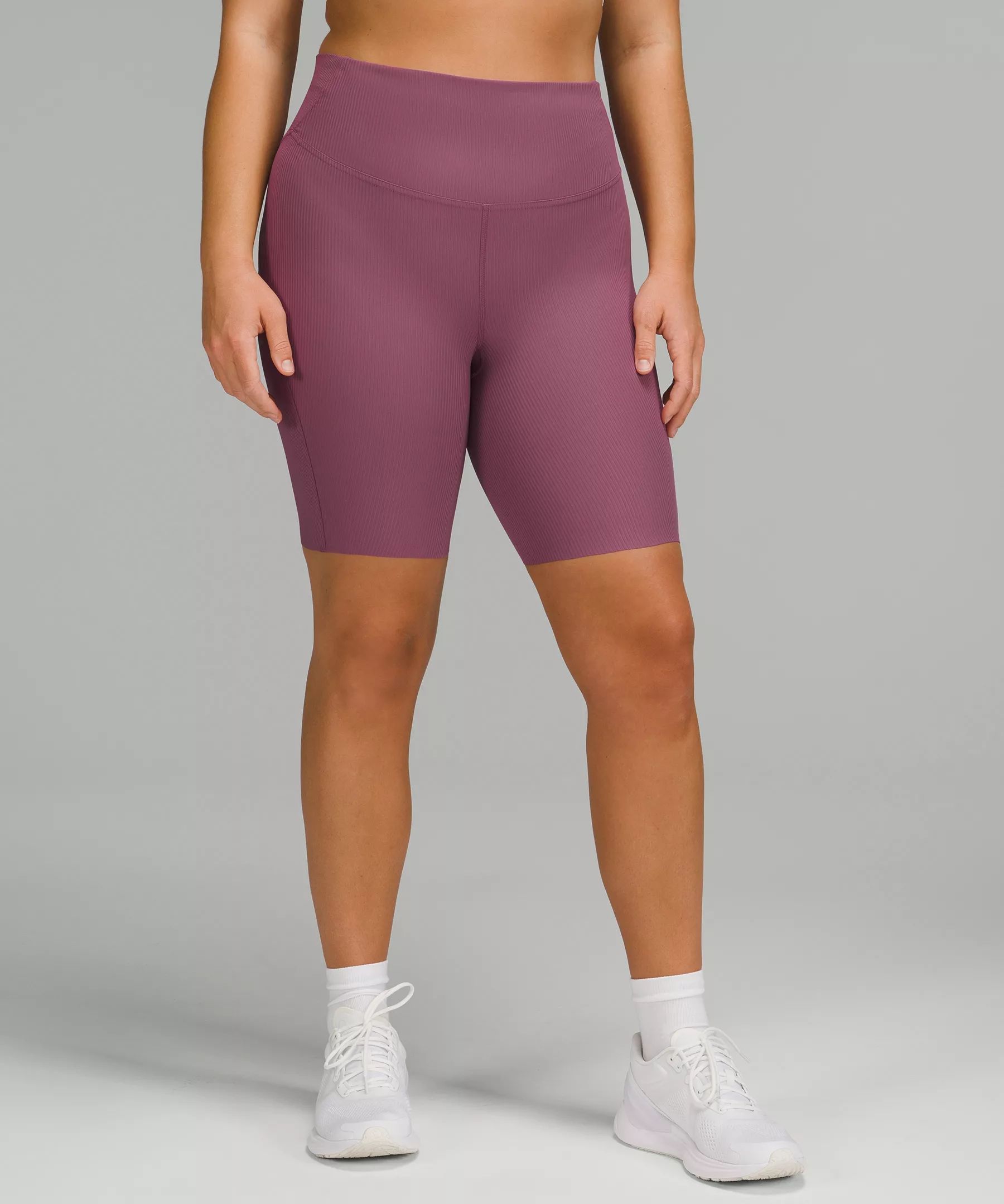 Base Pace High-Rise Ribbed Short 8" | Lululemon (US)