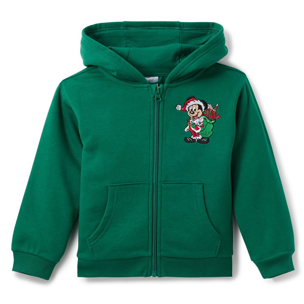 Santa Mickey Mouse and Friends Holiday Zip Hoodie for Kids | Disney Store