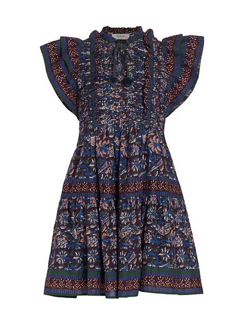 Noah Flutter-Sleeve Tunic Dress | Saks Fifth Avenue