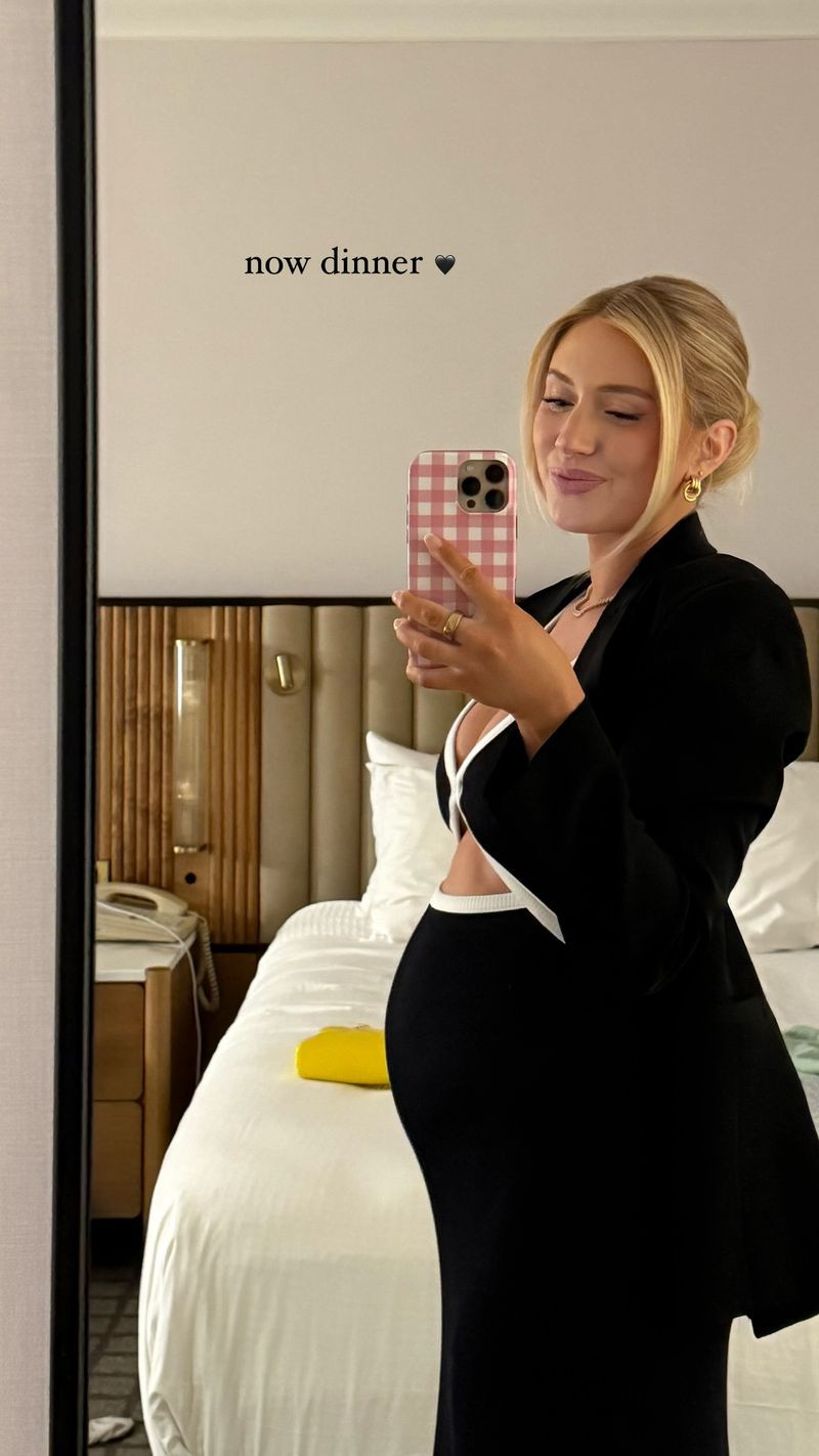 Bump Friendly Date Night Look
Revolve Dress
Black dress 
Black blazer 
gold earrings 
Holiday look  

 #LTKHoliday #LTKStyleTip #LTKBump