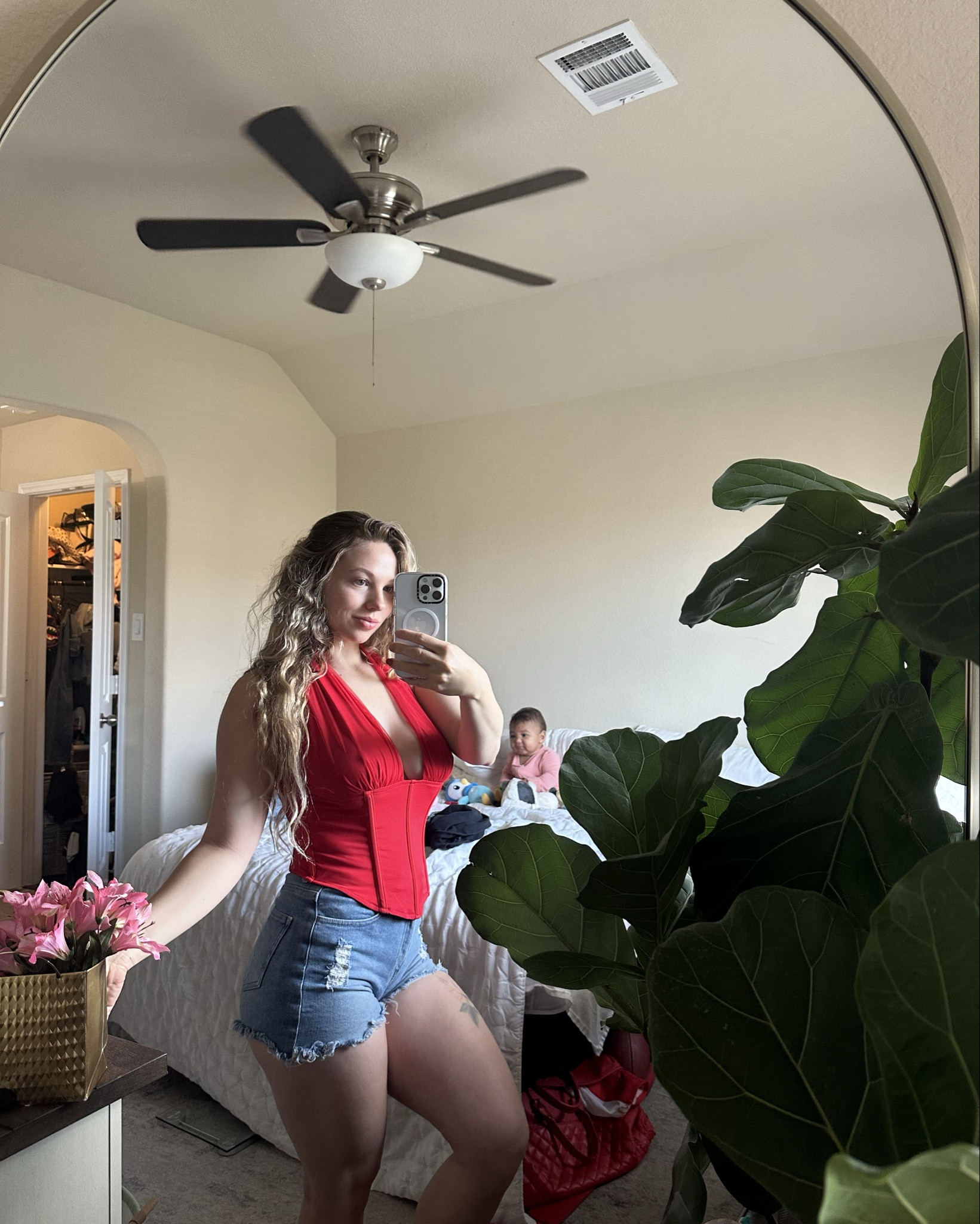 Loving this cherry red top for a pop of color that stands out🍒

#LTKStyleTip #LTKBeauty