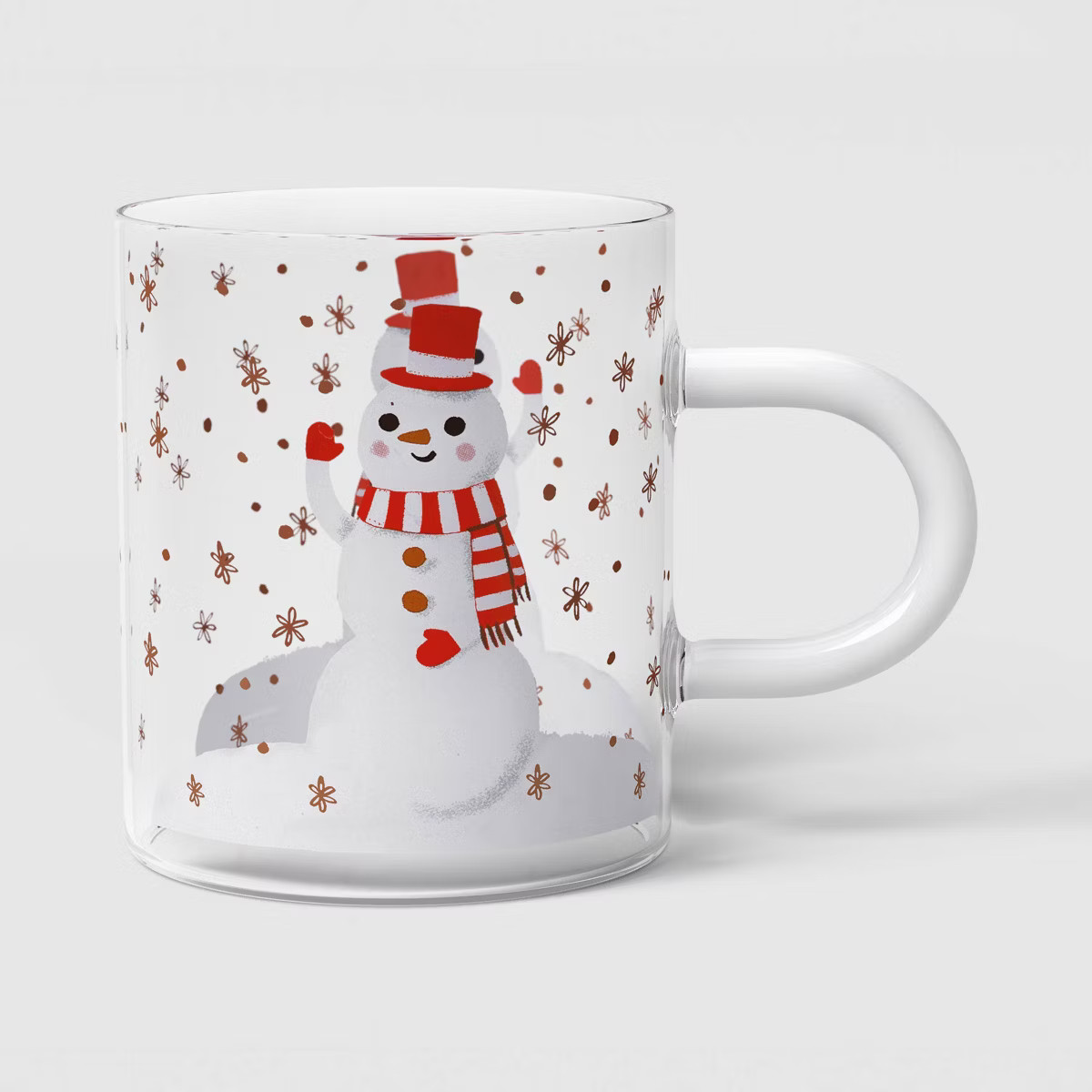 15.2 fl oz Christmas Glass Mug - Wondershop™ | Target