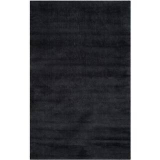 SAFAVIEH Himalaya Black 6 ft. x 9 ft. Solid Area Rug HIM610C-6 - The Home Depot | The Home Depot