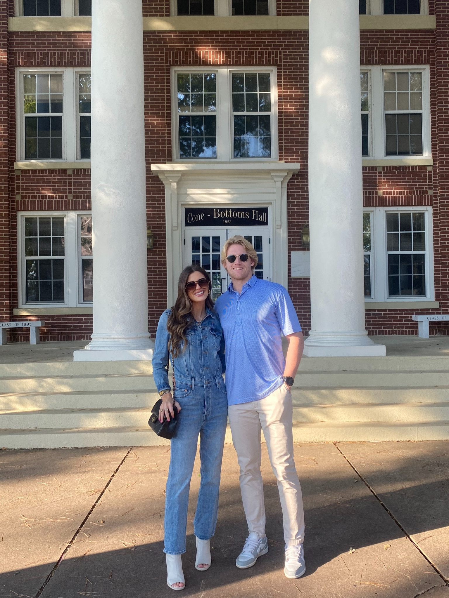 Levi’s flare denim jumpsuit ✨ No longer on website so I linked some similar! 