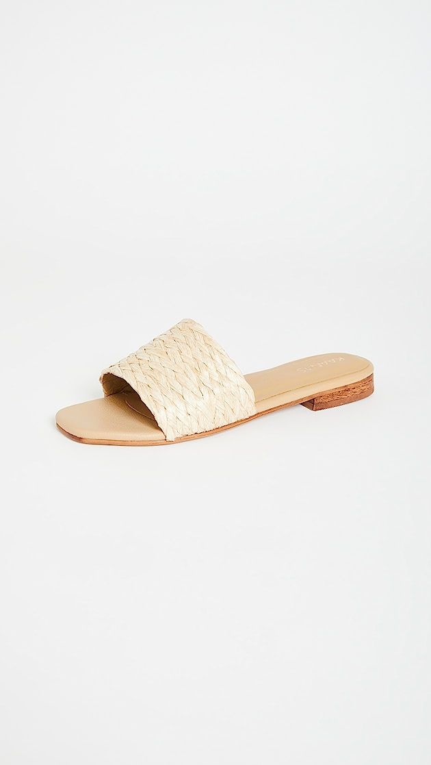 KAANAS Key Largo Braided Raffia Slip On Sandals | SHOPBOP | Shopbop