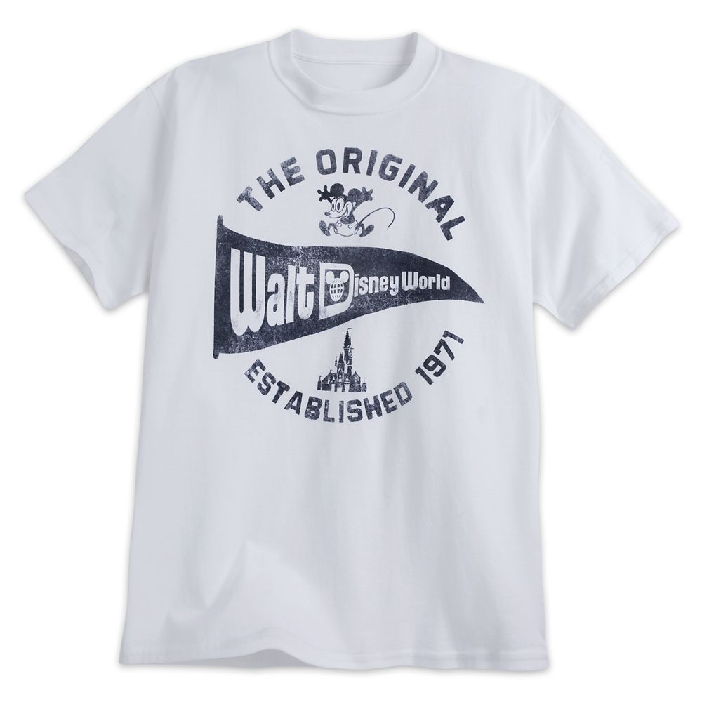 Walt Disney World Pennant Tee for Adults - White | shopDisney | Disney Store