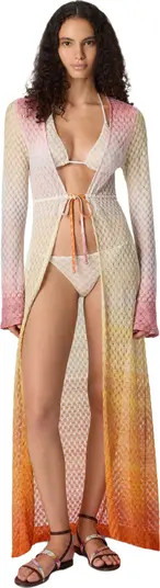 Missoni Cardigan In Lam\u00e9 Viscose With D\u00e9grad\u00e9 Spiderweb Motif | Nordstrom | Nordstrom