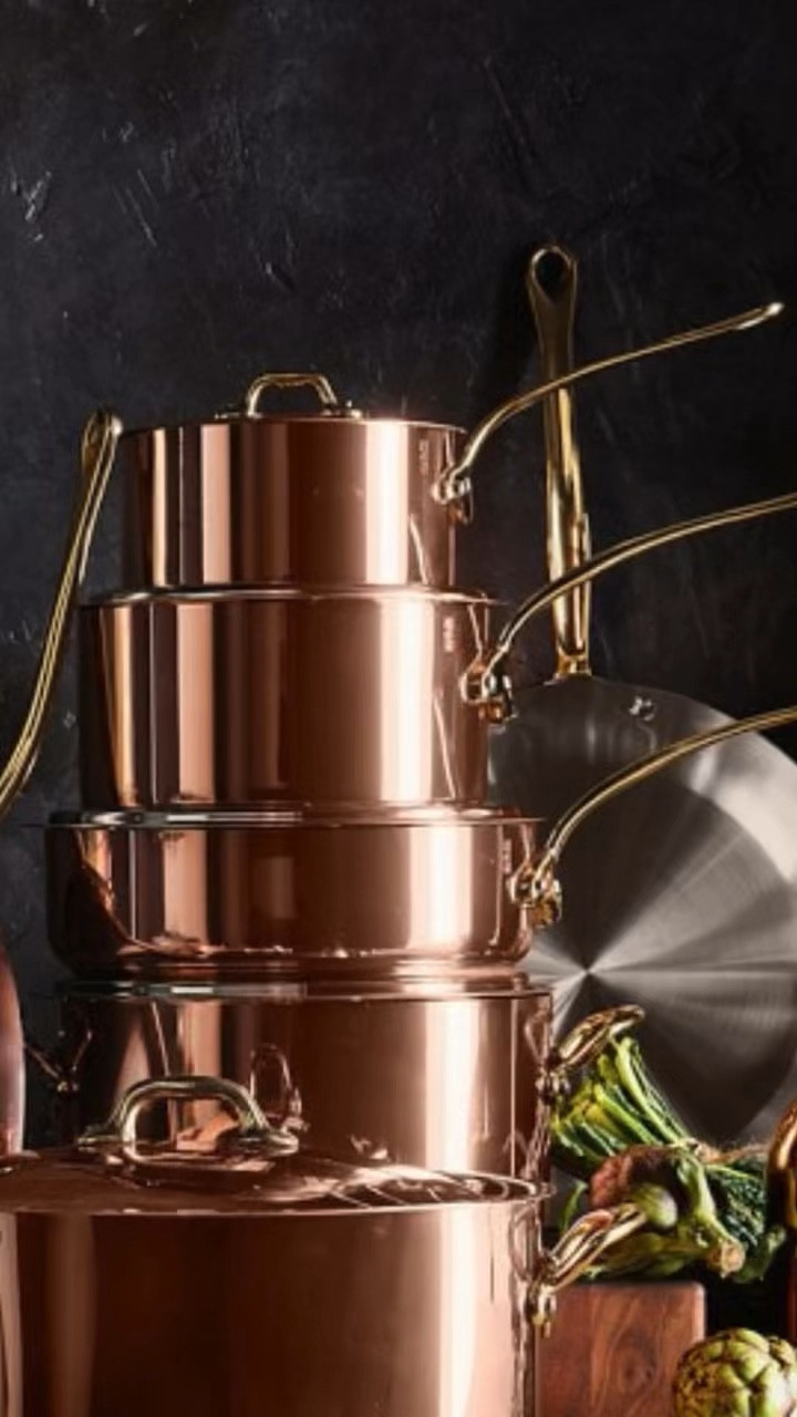 Elevate your culinary experience with our COPPER COOKWARE collection, where timeless elegance meets exceptional performance. Crafted from high-quality copper, this collection combines classic beauty with modern functionality, making it a staple in any sophisticated kitchen.

Our collection features a range of meticulously designed pieces, including sauté pans, stock pots, and saucepans, each offering superior heat conductivity and precise temperature control. The lustrous copper exterior not only provides a stunning aesthetic but also ensures even and efficient cooking, enhancing your culinary creations.

Each item in our collection is designed with durability in mind, featuring sturdy stainless steel handles and a smooth, non-reactive interior lining that’s easy to clean and maintain. The elegant, polished finish of the copper adds a touch of luxury to your kitchen decor, while the ergonomic designs ensure ease of use and exceptional performance.

Perfect for both everyday cooking and special occasions, our Copper Cookware Collection seamlessly blends style and substance. Whether you’re a seasoned chef or a home cook, this collection will inspire your culinary creativity and elevate your cooking experience. Invest in cookware that stands the test of time and brings a touch of classic elegance to your kitchen. 

#LTKHome