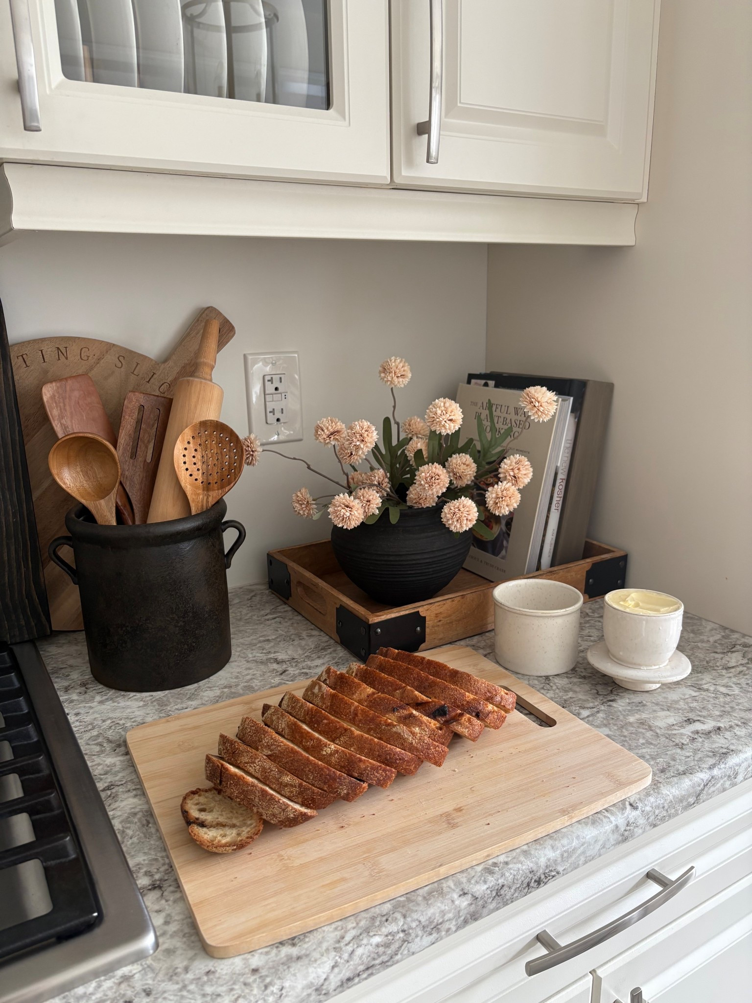 Countertop staple that’s as safe as it is beautiful. non-toxic, food-safe, and perfectly designed for an intentional, modern organic kitchen. Butter crock keeps hard butter soft and spreadable in a safe and healthy manner. 

#cookware #kitchenware #nontoxicliving #nontoxic #LTKHome #LTKSaleAlert #kitchengadgets 
