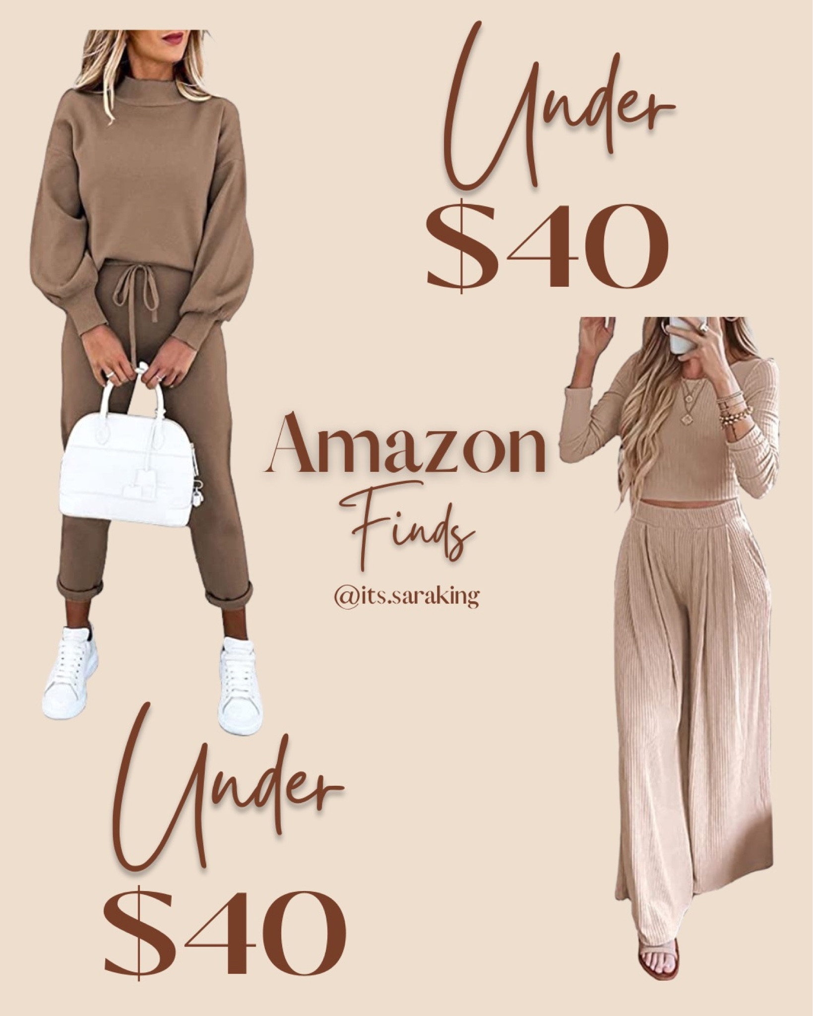Two really cute neutral sets for fall 🍂

Amazon, amazon find, amazon finds, amazon fashion, amazon fashion finds, amazon top, amazon favorites, amazon must haves, amazon essentials, amazon dress, amazon dresses, fashion finds, amazon haul, amazon fall, amazon beauty, amazon style, amazon haul, amazon skincare, amazon outfit, amazon clothes, amazon outfits, fall, fall outfit, fall top, fall set, set, sets, neutral, neutrals, sweat set, amazon set, fall fashion, fall outfits, fall dress, jeans, dress, fall dresses, sweater dress, fall decor, beige, comfy set, comfy, lounge, loungewear, loungewear set, athleisure, athleisure set

#LTKfindsunder50 #LTKSeasonal #LTKmidsize