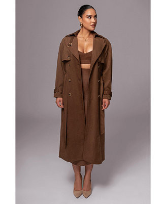 Women's Elite Suede Coat | Macy's