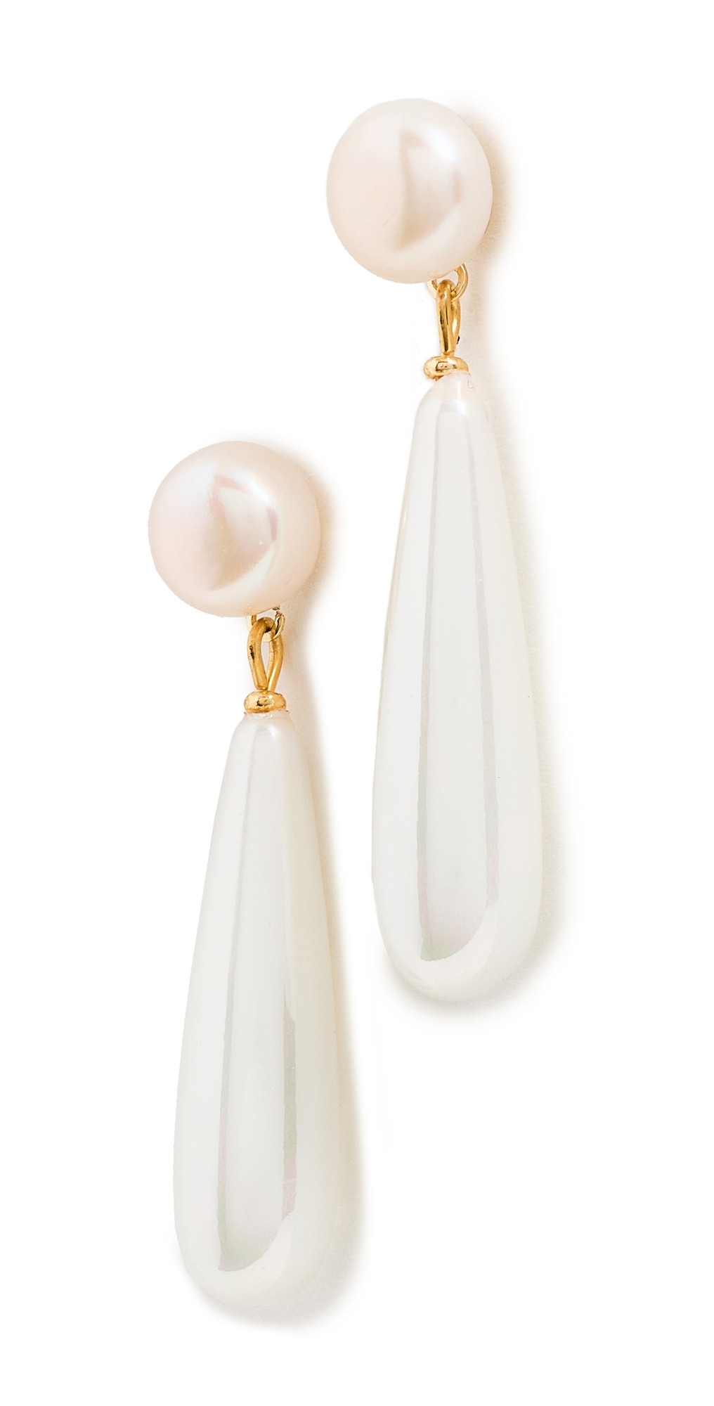 SHASHI Linnea Pearl Earrings Pearl One Size | Shopbop