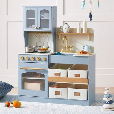 Tiny Land® Serenity Play Kitchen - Lagoon | Wayfair North America