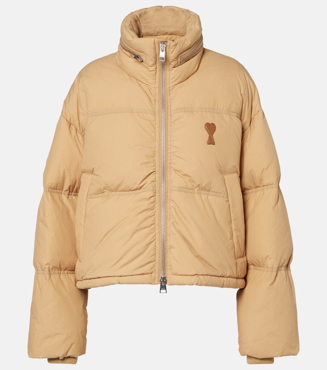 Ami De Cœur technical canvas down jacket | Mytheresa (INTL)