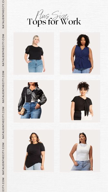 Plus size tops for work! 

Plus size finds 
Plus size outfit Inspo 


#LTKFind #LTKstyletip #LTKunder100