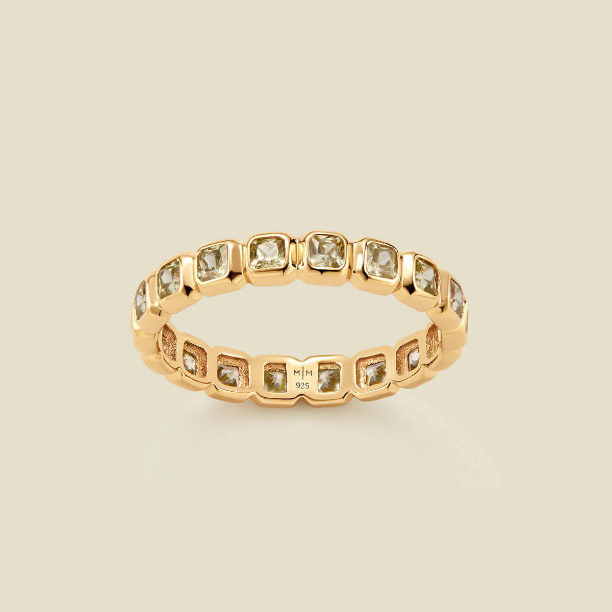 August Birthstone Eternity Ring | Made by Mary (US)