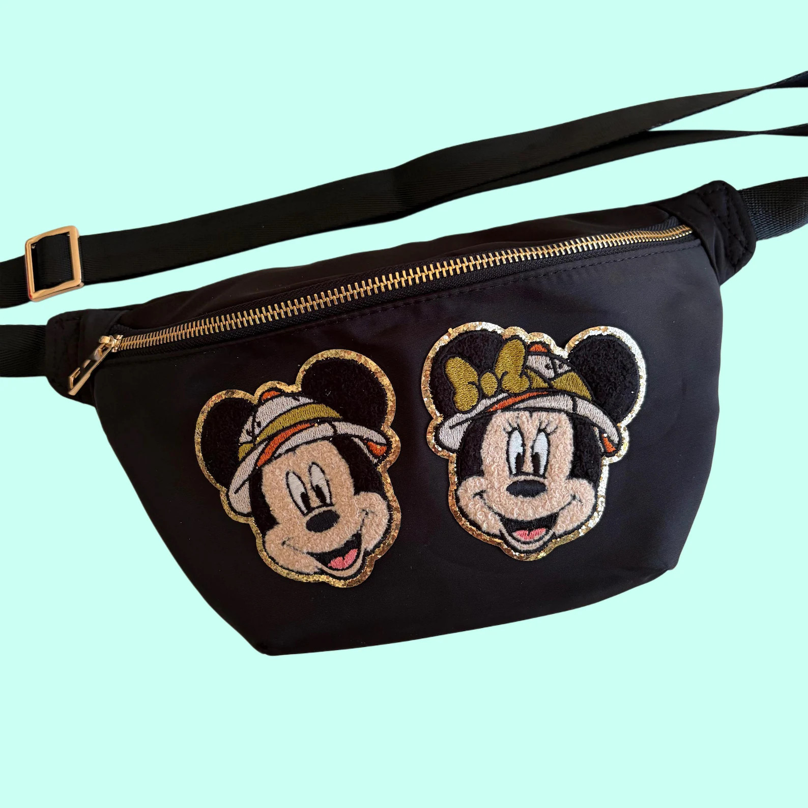 Larger Trendy Safari Mouse Fanny Pack | Waist Bag | Patch Sewn On | Etsy (Global)