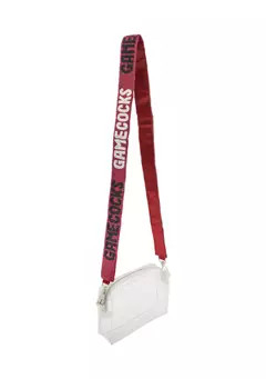 Capri Designs NCAA South Carolina Gamecocks Beaded Strap Clear Camera Crossbody Bag | Belk