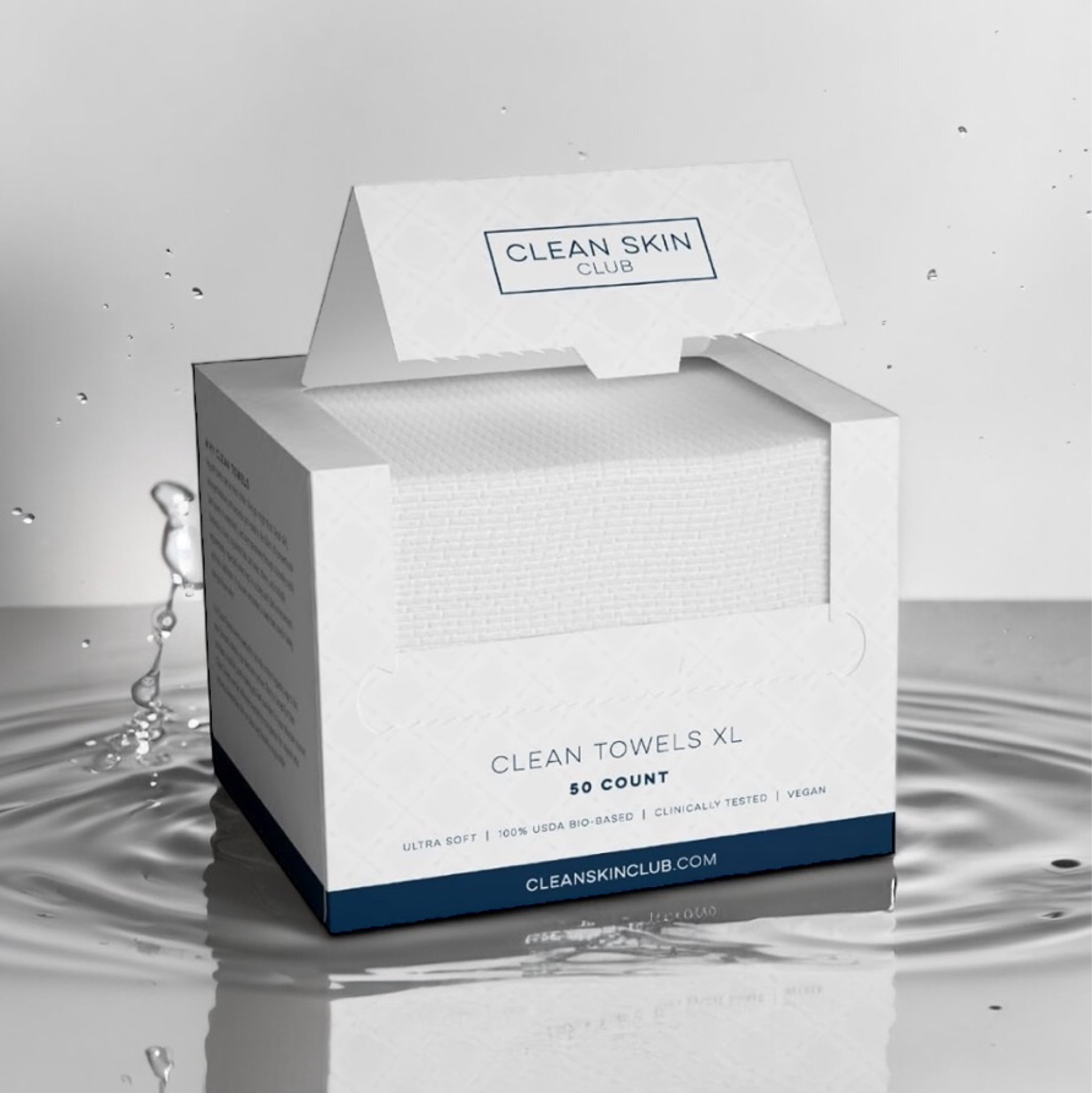 Clean Skin Club - Clean Toallas XL | 1ª toalla facial biodegradable del mundo | Toallitas desechables para quitar maquillaje | Dermatologicamente probada y aprobada | 100% orgánica y libre de crueldad | Super suave para piel sensible | 50CT( Una sola caja)

#LTKBeauty #LTKU #LTKOver40