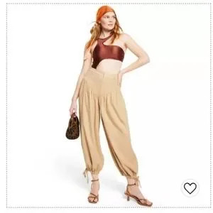 Women's Yoke High-Rise Pants - Fe Noel x Target Khaki | Poshmark