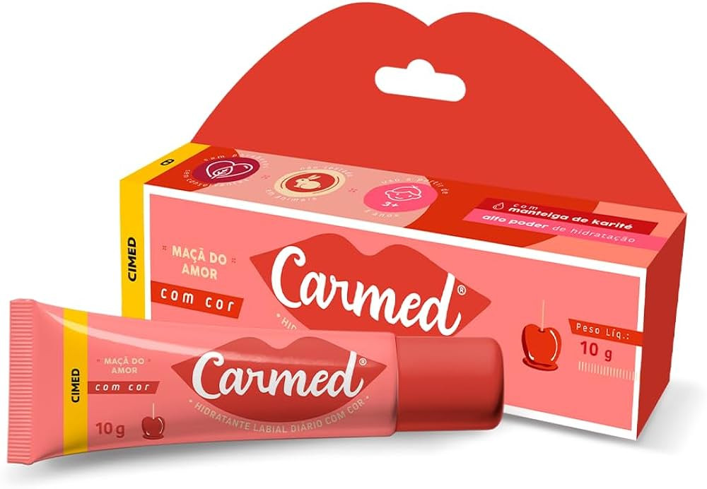 Hidratante Labial com cor Carmed Maça do Amor 10g | Amazon (BR)