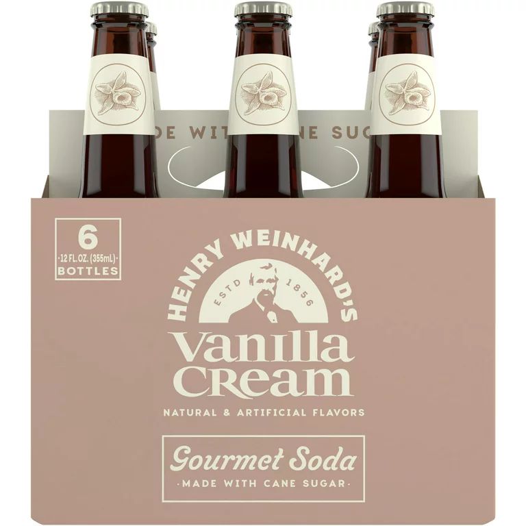 Henry Weinhard's Vanilla Cream 6 Pack 12 fl. oz. Glass Bottle 0% ABV | Walmart (US)