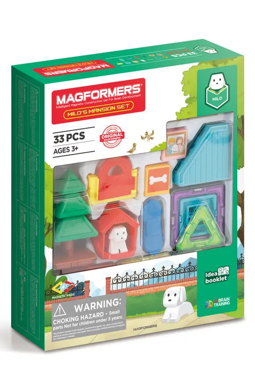 Magformers Milo's Mansion 33-Piece Magnetic Construction Set in Multi at Nordstrom | Nordstrom