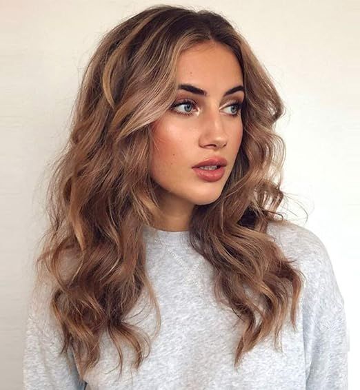 Vedar 2019 Original Design - Realistic Looking Daily Wigs Wave Brown Lace Front Wigs for Women Da... | Amazon (US)