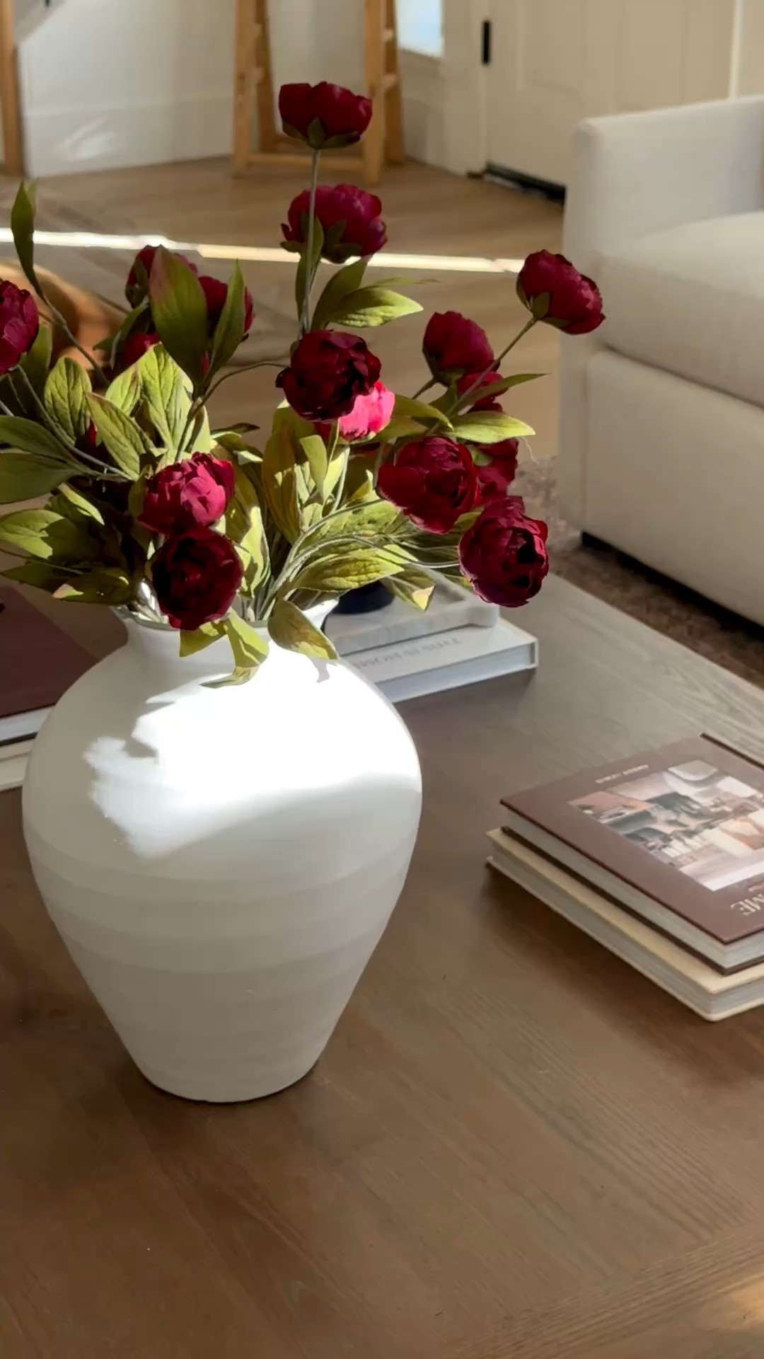 Michael’s peonies are back, available in 
different colors. Love this burgundy color.

#LTKHome #LTKSaleAlert #LTKSeasonal