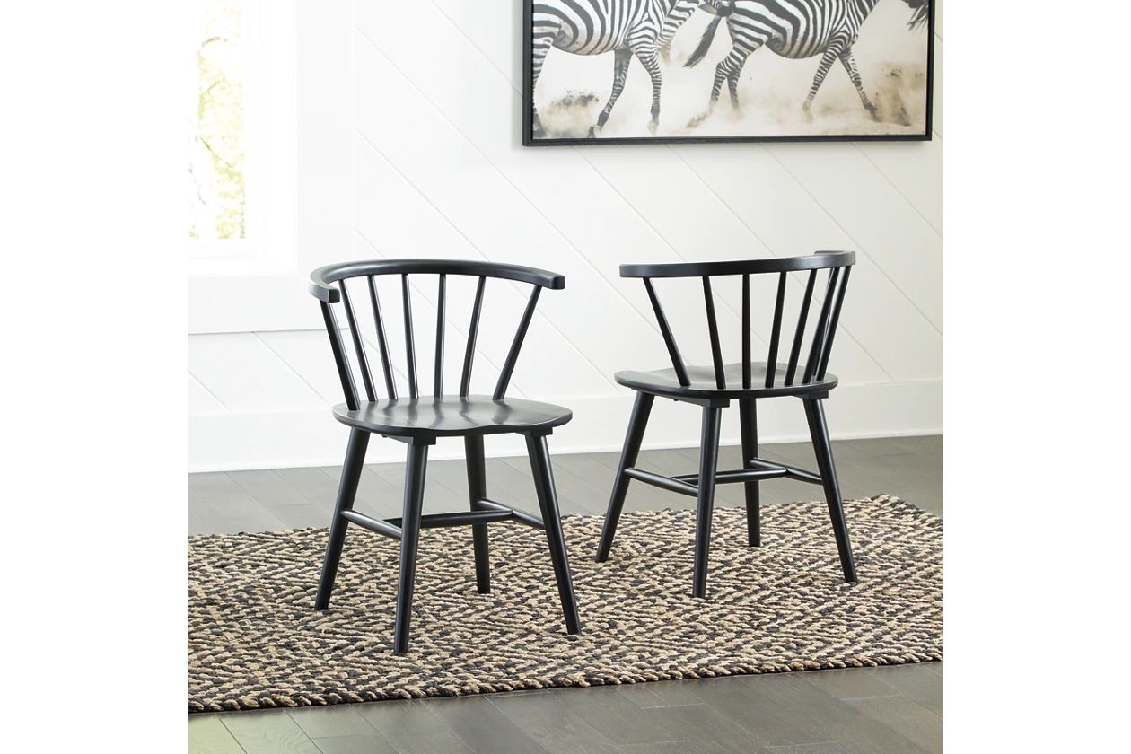 Otaska Spindle Back Dining Chair
 (Set of 2) | Ashley Homestore