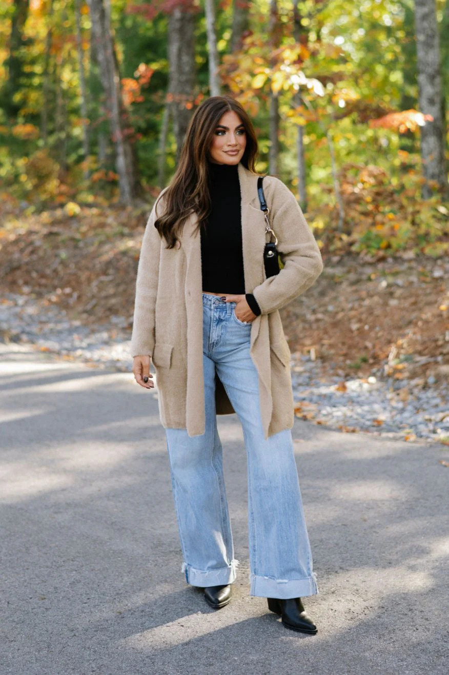 Claire Jacket-Camel | These Three