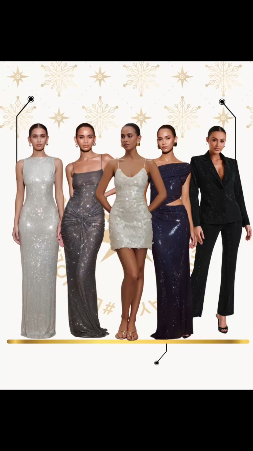 New Year’s Eve sparkle isn’t complete without Meshki 

#LTKHoliday #LTKootd #LTKGiftGuide
