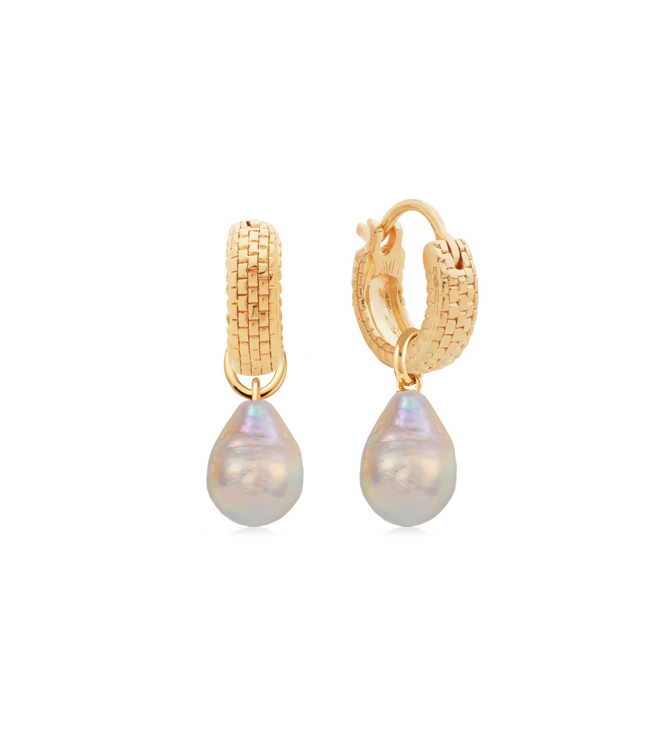 Doina Pearl and Huggie Earrings | Monica Vinader (US)