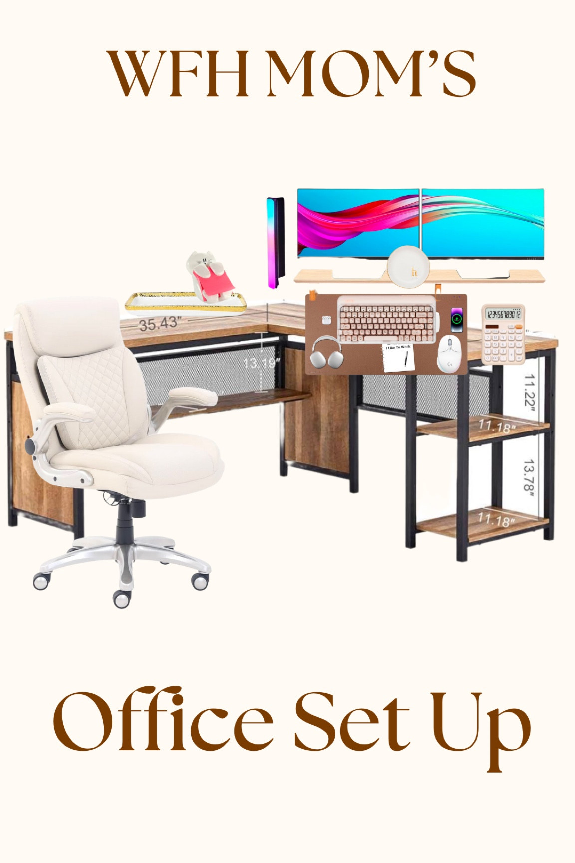 My WFH desk set up!