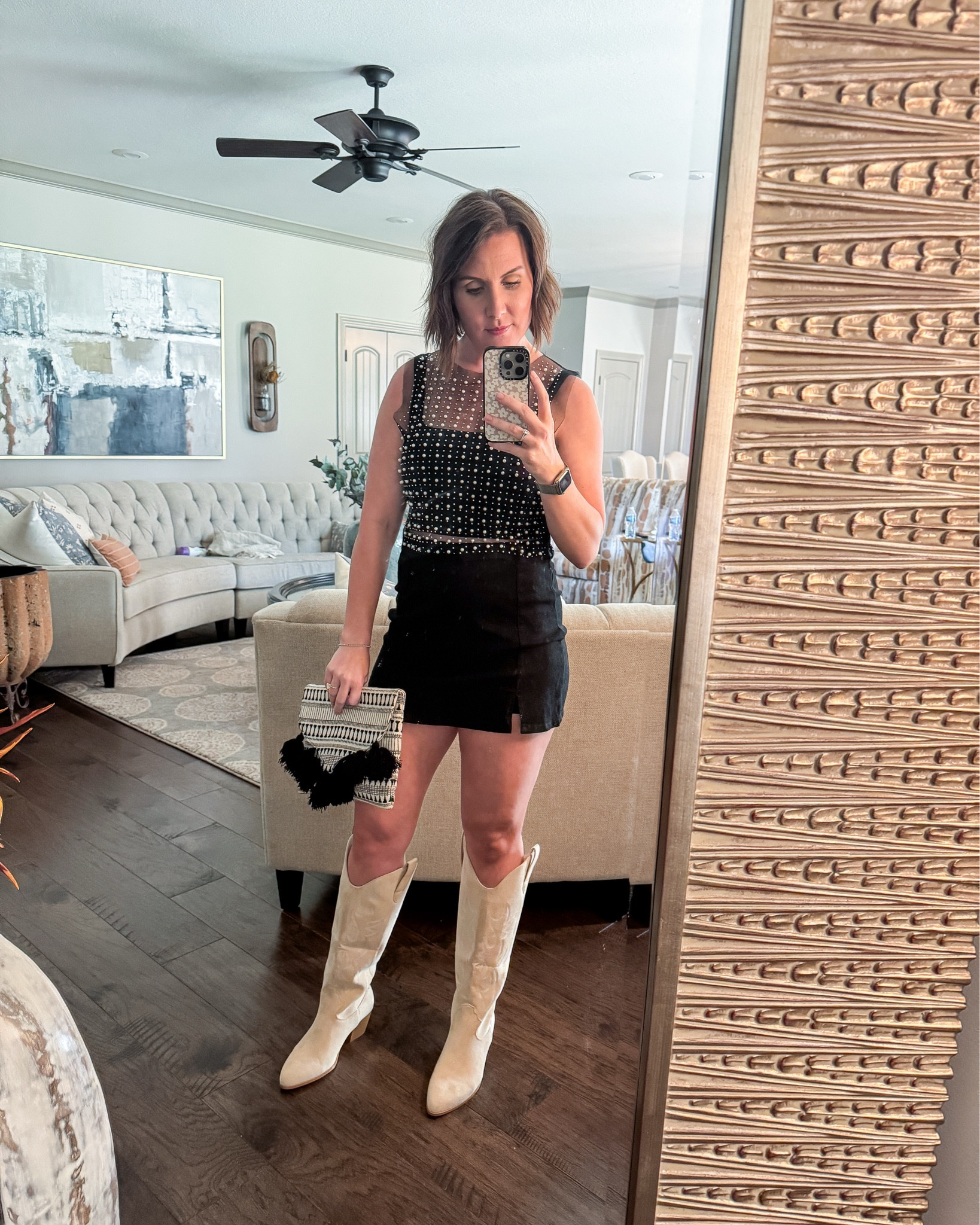 I recently went to a Denim & Diamonds event and my entire outfit came from Amazon! I was so surprised at how comfy my boots were 🙌🏽 my under shirt is actually a workout top, so it can be styled multiple ways 😉

#LTKStyleTip #LTKParties #LTKTravel