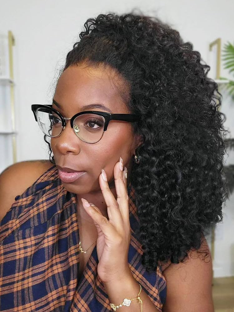 Curlyme Burmese Curly Wig Human Hair with Spiral Curls Full Ends Glueless Wigs Human Hair Pre Cut... | Amazon (US)