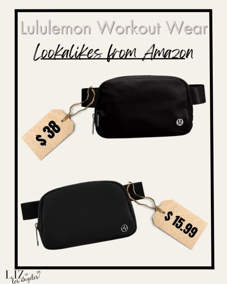 Everyone seems to be obsessed with the Lululemon Everywhere Belt Bag 1L 38 but I have found the best affordable lookalike Lululemon belt bag from Amazon! Amazon shoppers will love this cheaper option that has almost a 5-star rating (4.8 stars!) and comes in a variety of different colors! Some reviewers have bought the affordable lookalike belt bag in many colors and can’t get enough. Reviewers fully stand behind the belt bag and recommend it to everyone as the closest thing to the real Lululemon belt bag.

However, even though the Amazon one looks exactly like the original, even down to the logo, I personally love the Lululemon belt bag better. It is excellent for traveling, going to the gym, or errands. 

Click here to shop save or splurge. 

#Lululemon 
#beltbag
#workoutwear


#LTKunder50 #LTKU #LTKfitness