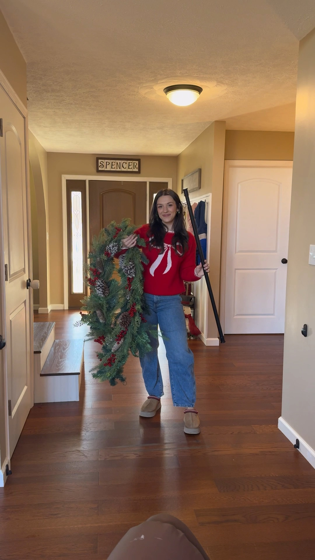 Christmas Garland Hack 

Couldn’t link the exact ones I used but here are similar garland options 

#LTKHome #LTKSeasonal #LTKHoliday