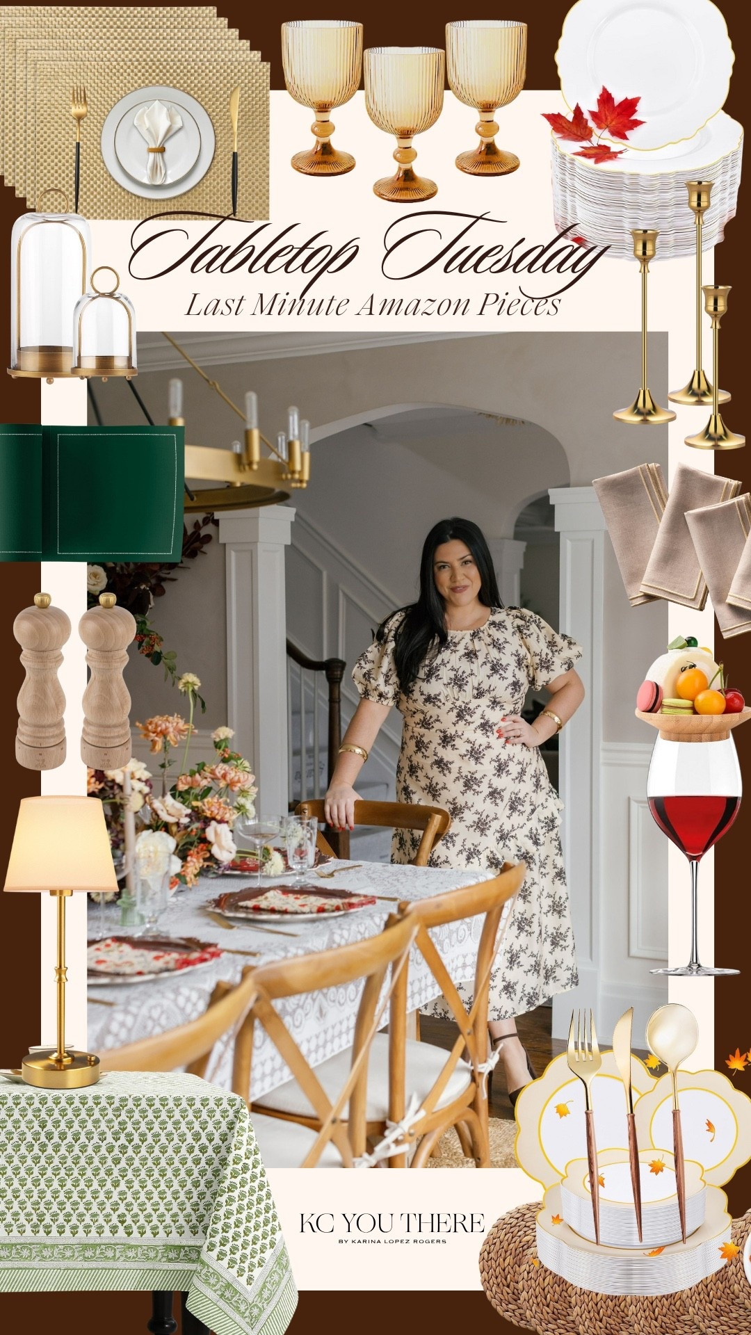 Sharing some great last minute tabletop options if you're hosting for Thanksgiving - all items from Amazon!  

#LTKHome #LTKHoliday #LTKFindsUnder50